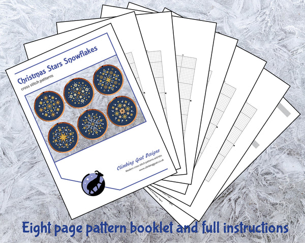 Eight page pattern booklet and full instructions