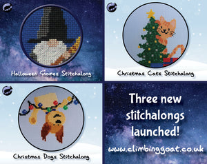 Halloween and Christmas Stitchalongs launched!