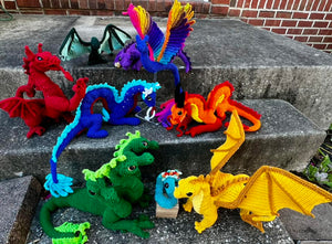 Melissa's incredible collection of dragons!