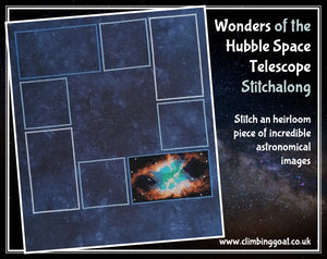 Launch of Wonders of the Hubble Space Telescope Stitchalong