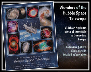 Wonders of the Hubble Space Telescope Stitchalong complete!