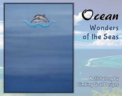 Ocean: Wonders of the Seas. A stitchalong by Climbing Goat Designs.