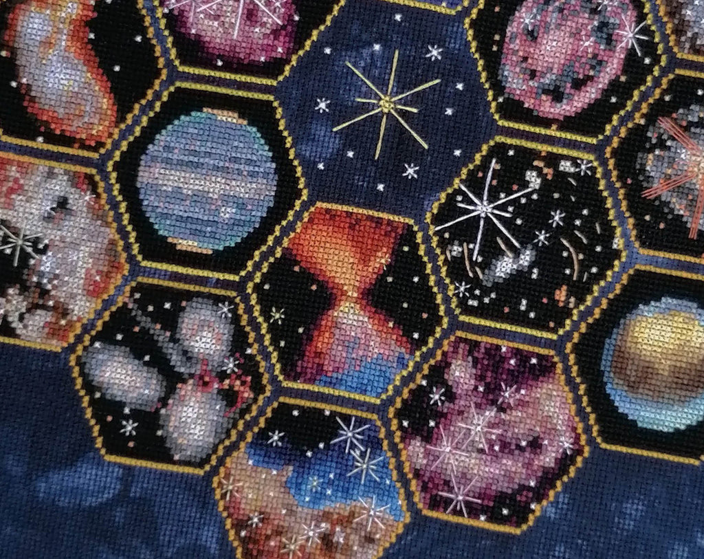 Telescope Pattern Raft Wonders of the James Webb Space Telescope cross stitch pattern ...
