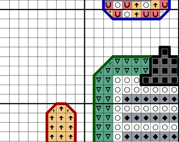 This Medical Christmas Tree cross stitch pattern makes a fun gift or large Christmas card for anyone with a medical connection - doctors, nurses, medical receptionists, therapists and any of the many others working so hard in the medical field. The tree is made up a syringe, stethascope, bottle of tablets, red cross, clipboard, pills, thermometer, test tube, plasters and a heart beat trace, all topped with a Christmas star and with a Christmas tree pot underneath. Section of PDF.