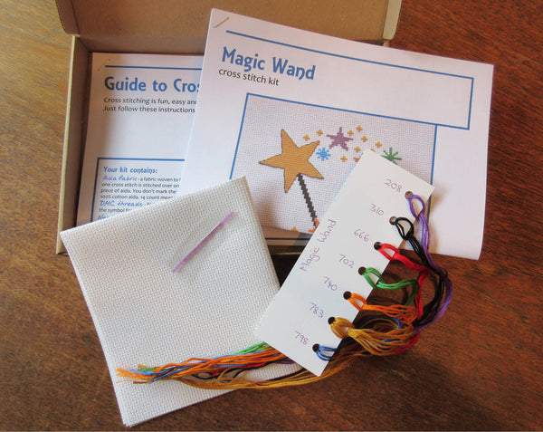 Magic Wand cross stitch kit