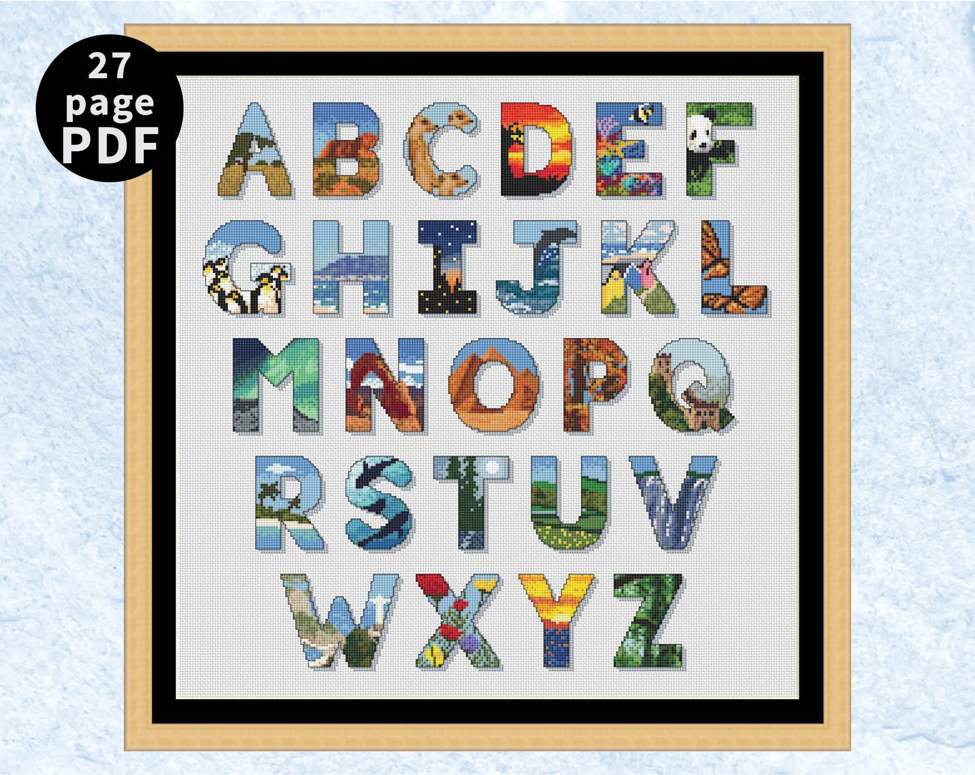 Cross stitch alphabets hotsell