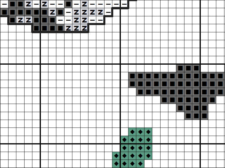 Football Star cross stitch pattern – Climbing Goat Designs