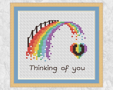 Horse Memorial mini cross stitch pattern